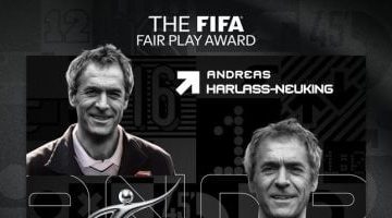 أفضل طبيب ريجنسبورغ الألماني يفوز بجائزة اللعب النظيف من فيفا