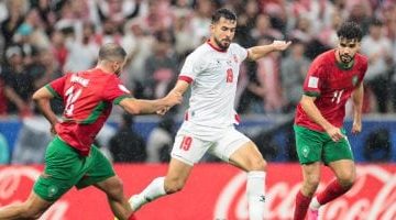 الأردن يتعادل مع المغرب بهدف علوان في الدقيقة 48