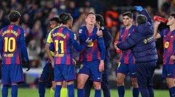 تشيزني يغيب عن مباراة برشلونة ضد أوساسونا في الدوري الإسباني