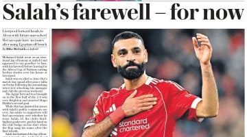 محمد صلاح يتألق مع ليفربول: مستقبل النجم المصري محور حديث صحف إنجلترا بعد مباراة برايتون