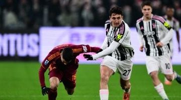 يوفنتوس يحقق فوزاً مهماً على روما بهدف كونسيساو في الشوط الأول